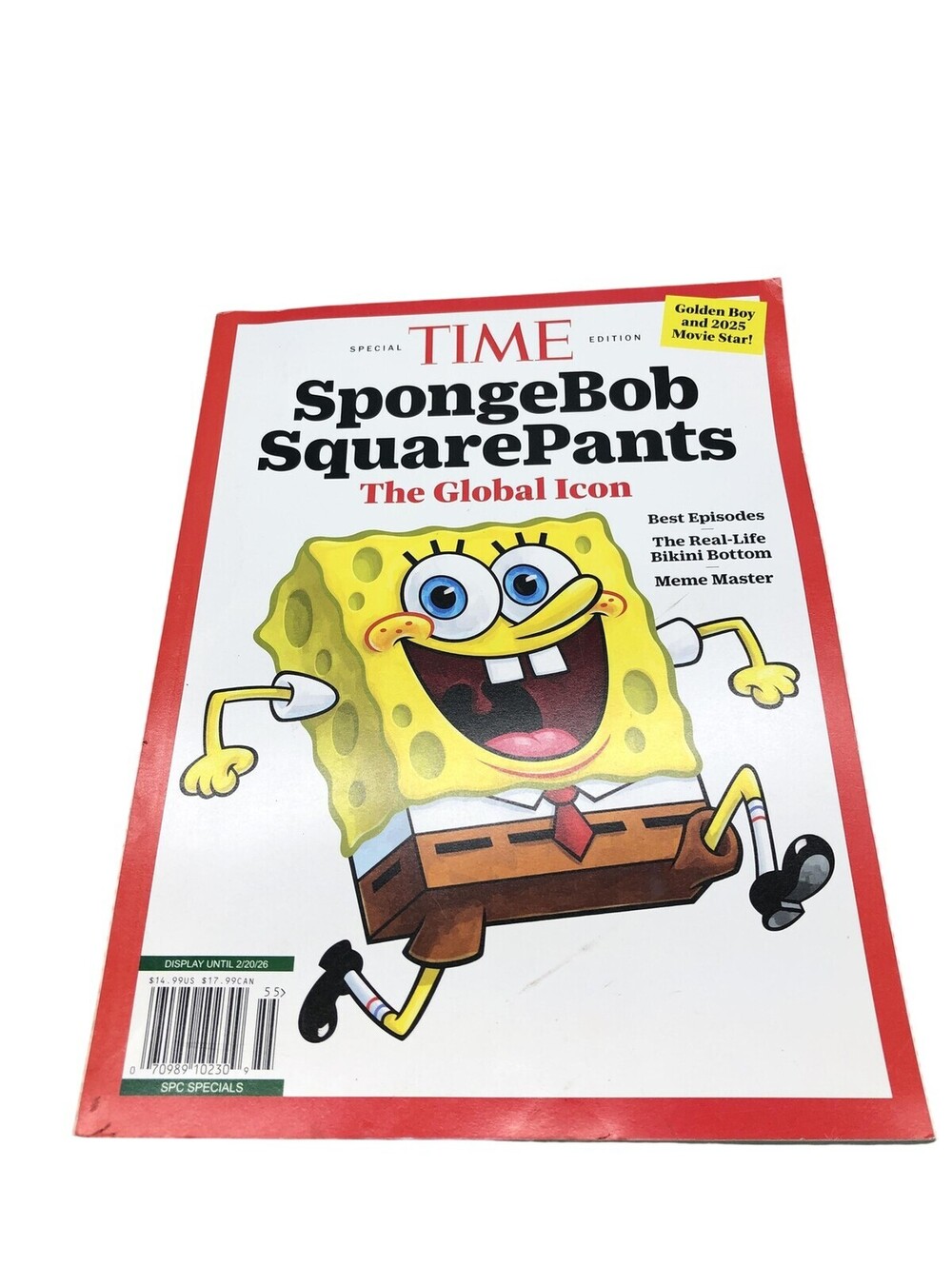 Time SpongeBob SquarePants The Global Icon Special Edition Nickelodeon PB Kids